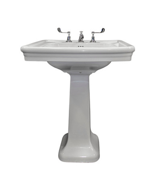 Etoile 70cm 3-taphole basin and pedestal
