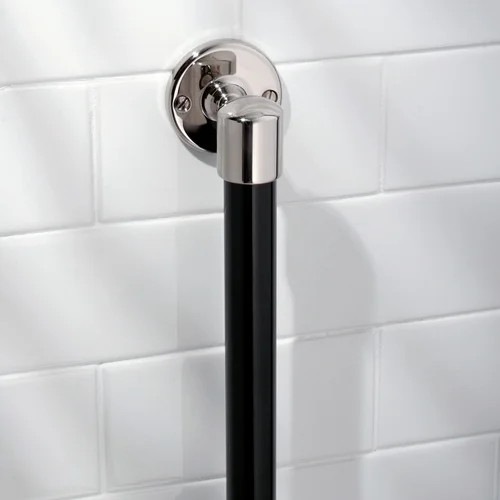 Lefroy Brooks Classic black stove enamelled grab bar