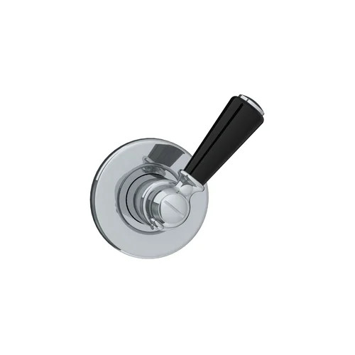 Lefroy Brooks Classic black lever concealed flow control