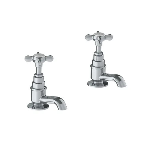 Lefroy Brooks Classic short nose cloakroom pillar taps