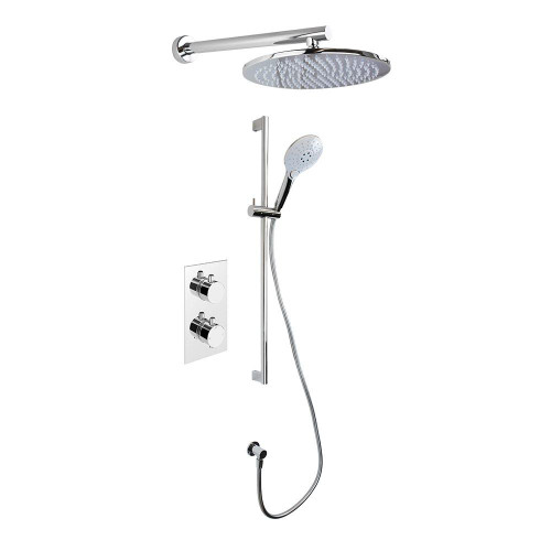 Linea Complete Shower Kit 2 With 250mm Showerhead - Chrome
