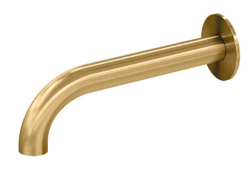 Linea 200mm spout - Satin Brass