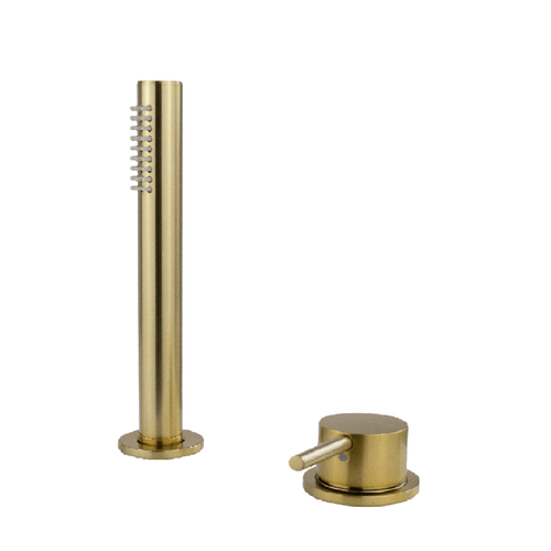 Linea Eco Wall Mounted Mini Hand Shower - Satin Brass