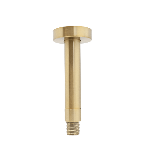 Linea Shower Ceiling Arm 200mm Drop - Satin Brass