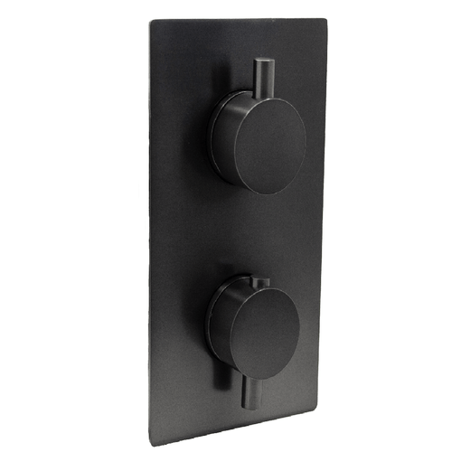 Linea Thermo Valve 3 Outlet - Satin Gunmetal