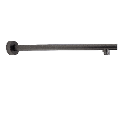 Linea Shower Wall Arm Straight - Satin Gunmetal