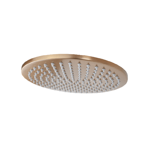 Linea Round Shower Head 250mm - Satin Copper