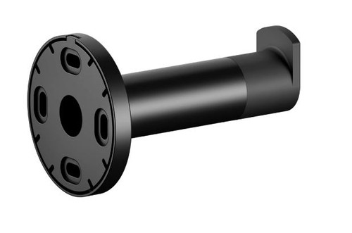 Keuco Plan Robe Towel Hook With Door Stop - Matt Black