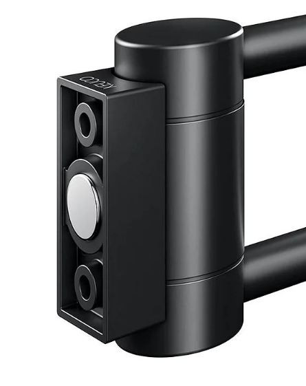 Keuco Plan Double Swivel Towel Rail - Matt Black