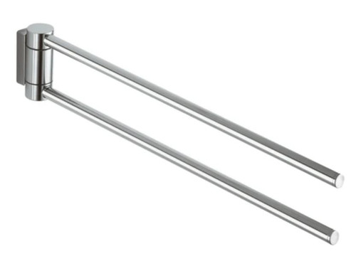 Keuco Plan Double Swivel Towel Rail - Chrome