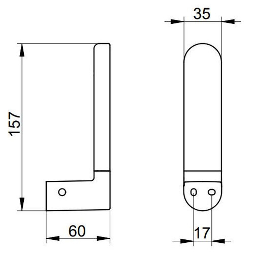 Keuco Elegance Spare  Toilet Roll Holder - Chrome