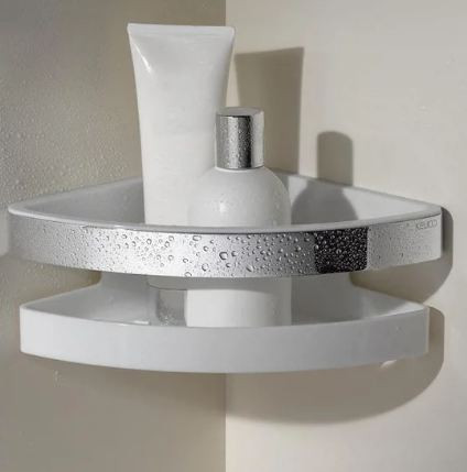 Keuco Moll Corner Shower Shelf - Chrome