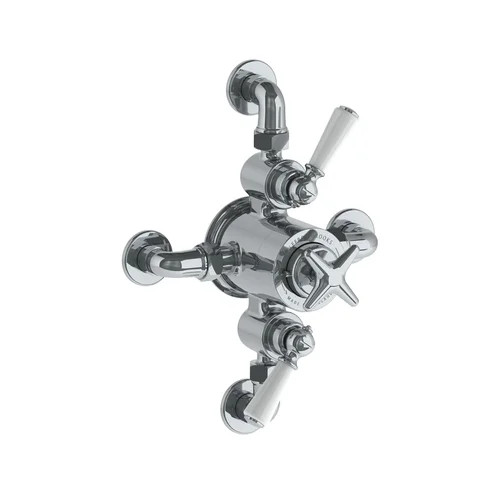 Lefroy Brooks LS 8746 Classic exposed dual control thermostatic valve with star handle