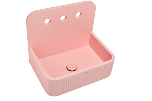 ZAROS ConKréte 3 Taphole Basin Pink