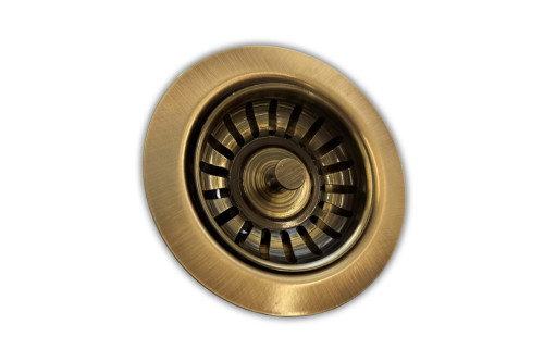 3.5" Standard Basket Strainer - Antique Bronze