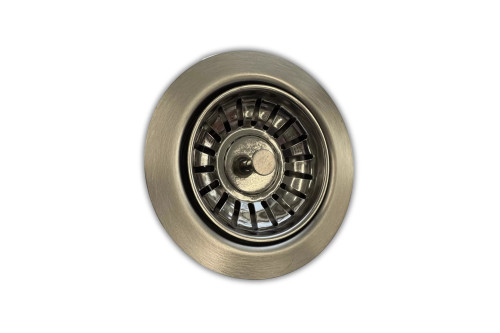 3.5" Standard Basket Strainer - Brushed Nickel
