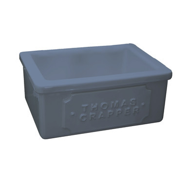 Thomas Crapper Harwood Cloakroom Basin - Indigo Blue
