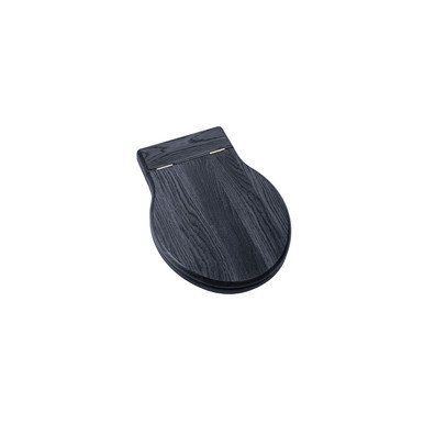 Thomas Crapper Oval W.C. Seat - Indigo Blue - Chrome fittings