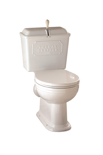 Thomas Crapper Viceroy Close-coupled WC Set – Chrome - excludes seat