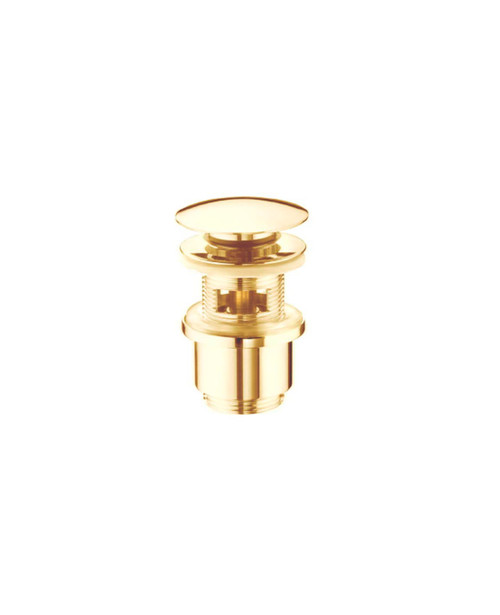 Tap shop Contemporary 1.25inch slotted klik basin waste scuffed brass