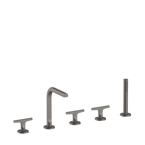 Fantini Sailing Deck Mounted Bath Shower Mixer Kit PVD Gun Metal Fantini Sailing Deck Mounted Bath Shower Mixer Kit PVD Gun Metal