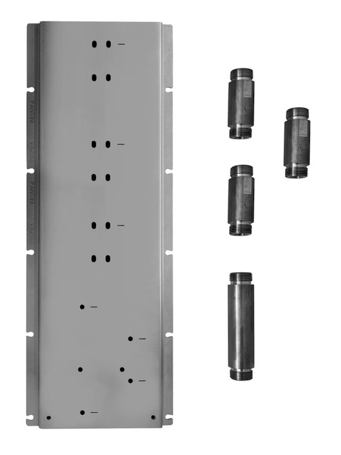 Fantini Sailing Triple Outlet Thermostatic Shower Kit PVD Gun Metal Fantini Sailing Triple Outlet Thermostatic Shower Kit PVD Gun Metal