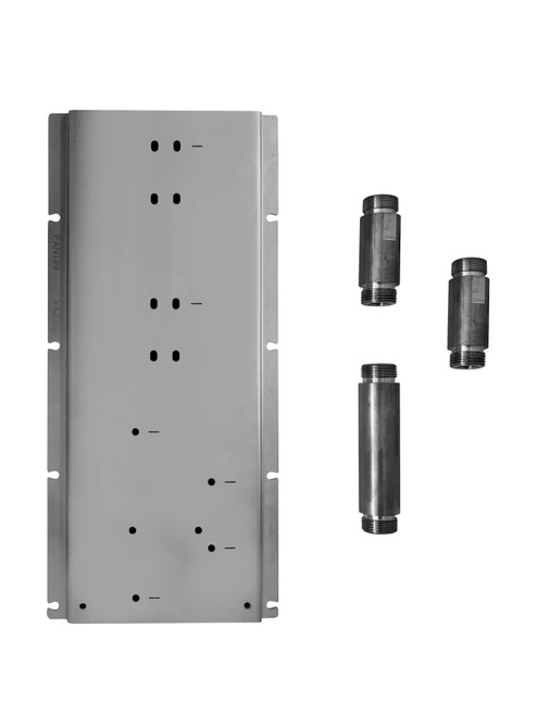 Fantini Sailing Single Outlet Thermostatic Shower Kit PVD Gun Metal Fantini Sailing Single Outlet Thermostatic Shower Kit PVD Gun Metal