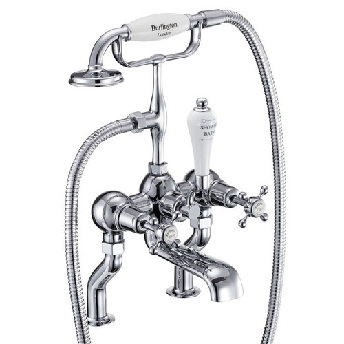 Claremont Bath Shower Mixer Deck Mounted - finish options