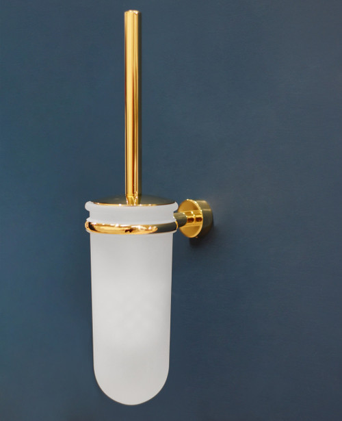 Flow wall mounted toilet brush - finish options