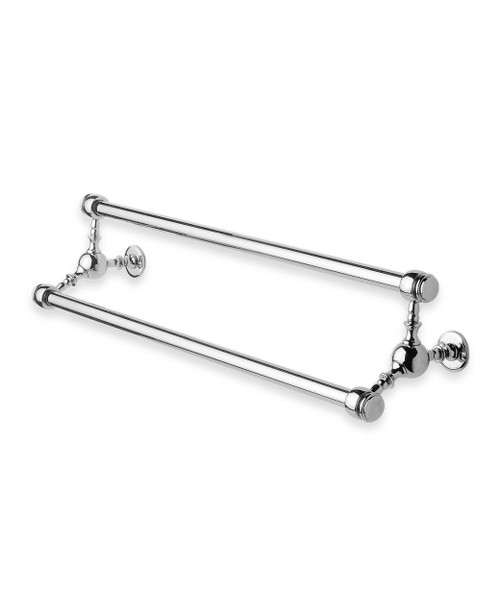 Tradition 23inch double towel rail - finish options