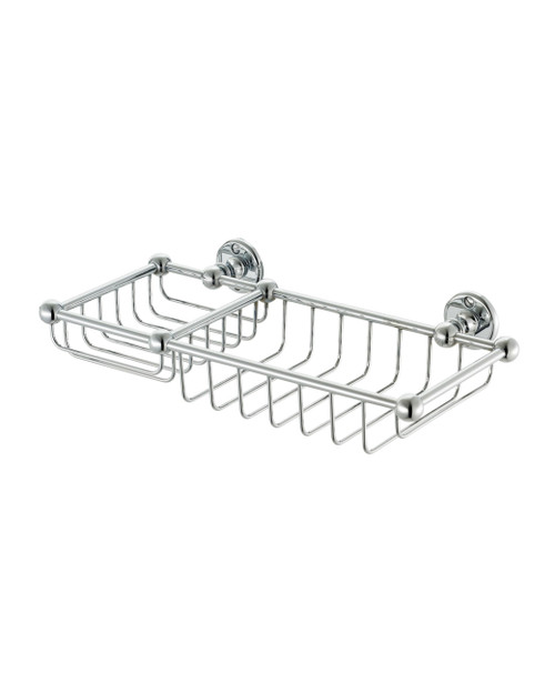 Tradition double soap or sponge basket - finish options