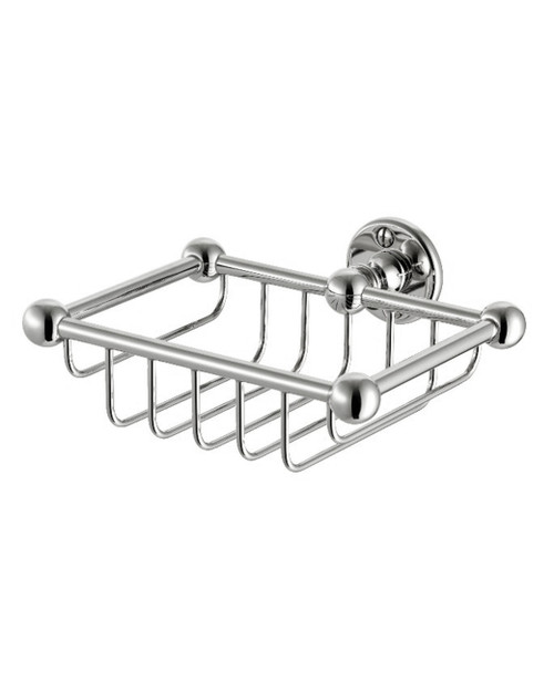 Tradition single soap or sponge basket - finish options Tradition single soap or sponge basket - finish options