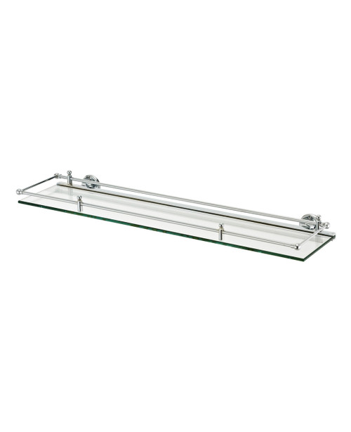Tradition 24inch shelf with lifting guard rail - finish options