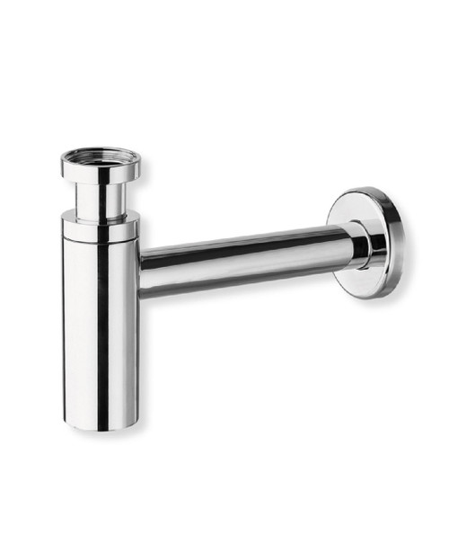 Tap Shop Contemporary cylindrical style basin trap for wall basins - finish options