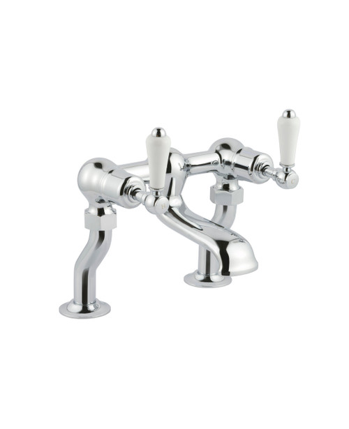 Grovesnor ceramic lever deck mounted bath filler - finish options