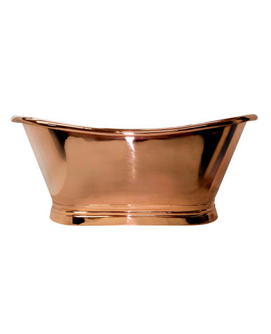 BC Designs Copper roll top bath fully polished copper - size options