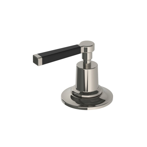 Lefroy Brooks Mackintosh deck mounted two way diverter with black lever Lefroy Brooks Mackintosh deck mounted two way diverter with black lever