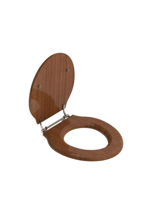 Lefroy Brooks Classic Mahogany Lavatory Seat With Bar Hinge Lefroy Brooks Classic Mahogany Lavatory Seat With Bar Hinge