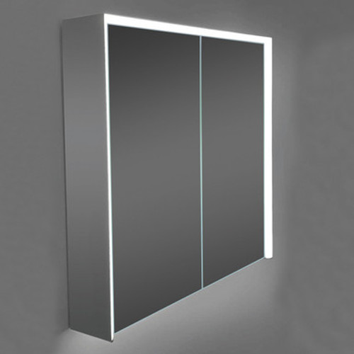 Stardust 80w x 70h 2 door led steamfree cabinet aluminium Stardust 80w x 70h 2 door led steamfree cabinet aluminium