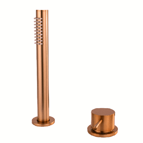 Linea Eco Mini Handshower Deck mounted with Waste Connection - Satin Copper