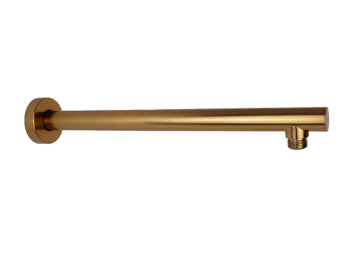 Linea Shower Wall Arm Straight - Satin Copper
