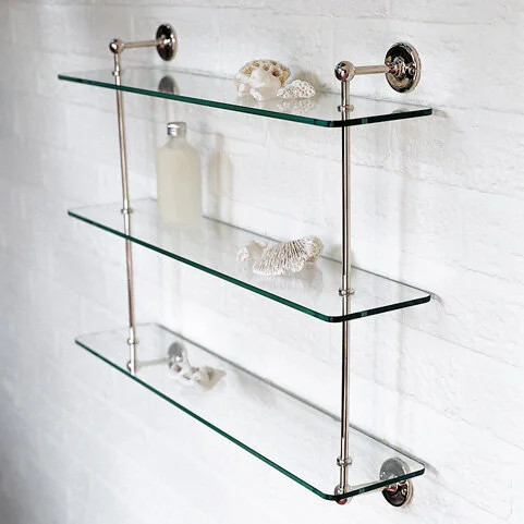 Lefroy Brooks LB 4518 Classic three tier glass shelf