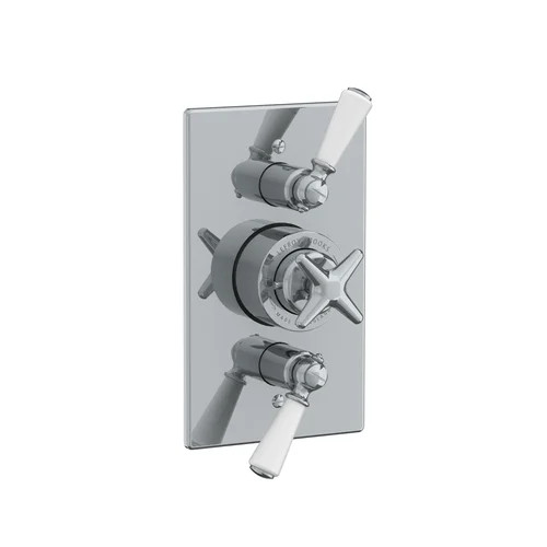 Lefroy Brooks LS 8736 Classic concealed dual control thermostatic valve with star handle