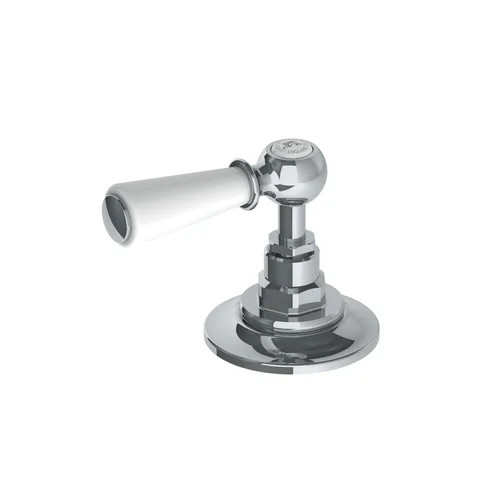 Lefroy Brooks WL 1650 Classic deck mounted two way diverter with white lever