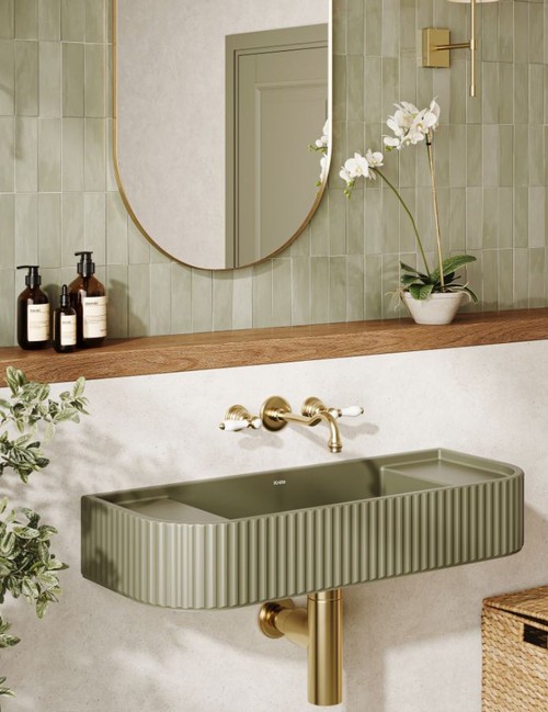 Samaria ConKréte No Taphole Basin Grey Green