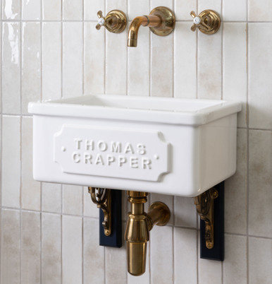 Thomas Crapper Harwood Cloakroom Basin - White
