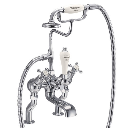 Claremont Bath Shower Mixer Wall Mounted - finish options