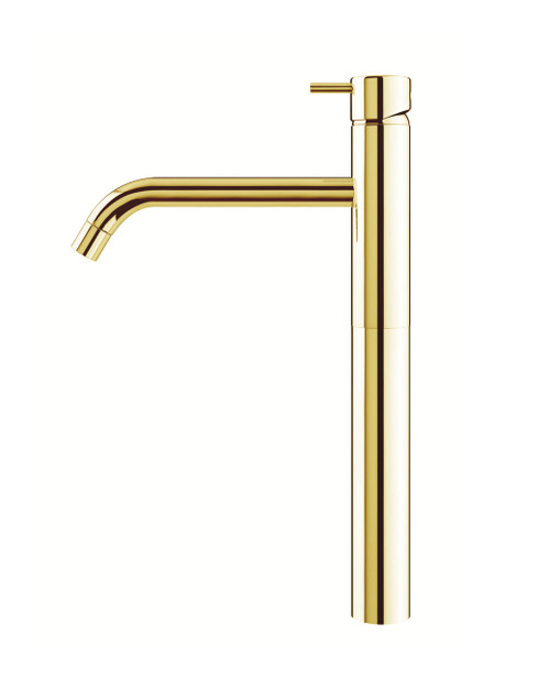 Flow Brass tall 1-hole basin mixer excludes waste - finish options