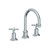Lefroy Brooks Mackintosh tubular basin mixer with click-up waste