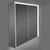 Stardust 80w x 70h 2 door led steamfree cabinet aluminium Stardust 80w x 70h 2 door led steamfree cabinet aluminium